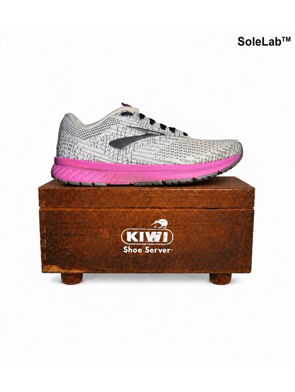 Brooks Revel 3 Women’s 7.5 B Gray Pink Running Shoes Athletic Sneakers
